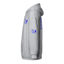 Load image into Gallery viewer, DCYG Blue Red Bottoms Unisex heavy blend zip hoodie
