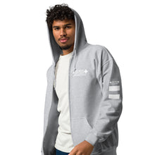 Load image into Gallery viewer, DCYG White Get Racks Unisex heavy blend zip hoodie
