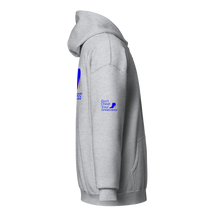 Load image into Gallery viewer, DCYG Blue Red Bottoms Unisex heavy blend zip hoodie
