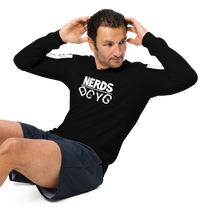 Load image into Gallery viewer, DCYG NERDS White Logo  Unisex Long Sleeve Tee
