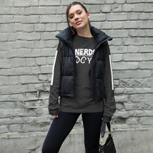 Load image into Gallery viewer, DCYG NERDS White Logo  Unisex Long Sleeve Tee
