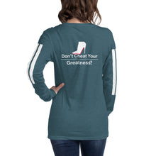 Load image into Gallery viewer, DCYG White Red Bottoms  Unisex Long Sleeve Tee
