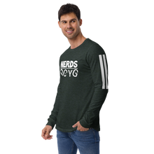 Load image into Gallery viewer, DCYG NERDS White Logo  Unisex Long Sleeve Tee
