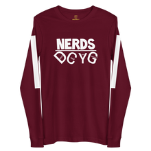 Load image into Gallery viewer, DCYG NERDS White Logo  Unisex Long Sleeve Tee
