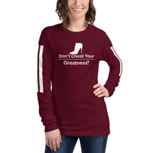 Load image into Gallery viewer, DCYG White Red Bottoms  Unisex Long Sleeve Tee
