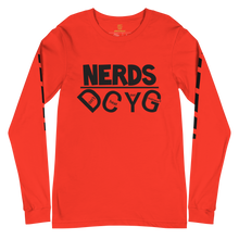 Load image into Gallery viewer, DCYG NERDS Unisex Long Sleeve Tee
