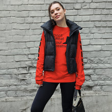 Load image into Gallery viewer, DCYG Black Red Bottoms Unisex Long Sleeve Tee
