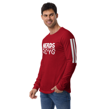 Load image into Gallery viewer, DCYG NERDS White Logo  Unisex Long Sleeve Tee
