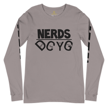 Load image into Gallery viewer, DCYG NERDS Unisex Long Sleeve Tee
