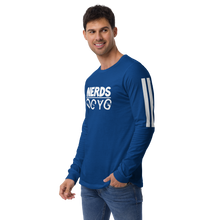 Load image into Gallery viewer, DCYG NERDS White Logo  Unisex Long Sleeve Tee
