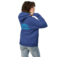 Load image into Gallery viewer, DCYG 24 Baddies Turquoise Logo oversized hoodie
