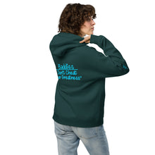 Load image into Gallery viewer, DCYG 24 Baddies Turquoise Logo oversized hoodie
