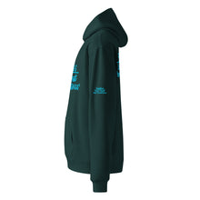 Load image into Gallery viewer, DCYG 24 Baddies Turquoise Logo oversized hoodie

