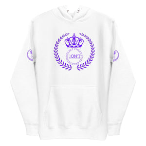 Royalty  24 Purple Logo & Unisex Hoodie
