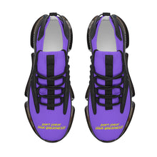 Load image into Gallery viewer, DCYG Purple &amp; Gold Air Max React Sneakers - Black
