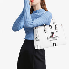 Load image into Gallery viewer, DCYG Black Red Bottoms &amp; White Multiple Sizes Upgraded Luxury Women PU Leather Handbag
