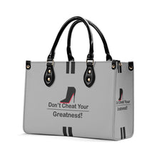 Load image into Gallery viewer, DCYG Black Red Bottoms &amp; Grey Multiple Sizes Upgraded Luxury Women PU Leather Handbag
