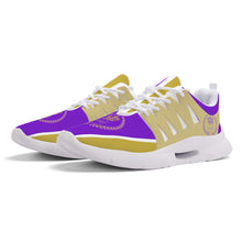 Load image into Gallery viewer, Royalty 24 Purple ,Gold Logo &amp; Stripes Unisex New Training Runing Shoes
