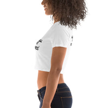 Load image into Gallery viewer, DCYG DEI Black &amp; White Women’s Crop Tee
