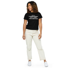 Load image into Gallery viewer, DCYG DEI Women’s high-waisted t-shirt
