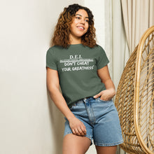 Load image into Gallery viewer, DCYG DEI Women’s high-waisted t-shirt
