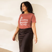 Load image into Gallery viewer, DCYG  DEI 24 White Logo Women’s high-waisted t-shirt
