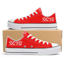 Load image into Gallery viewer, DCYG Xclusive Unisex Classic Low Top Canvas Shoes - White

