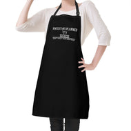 Ancestors Native Black  White Logo & Black Apron