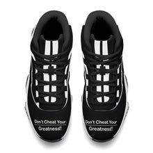 Load image into Gallery viewer, DCYG 100's High Top Air Retro Sneakers - Black
