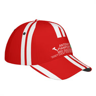 Ancestors Italian ,White Logo Curved Brim Baseball Cap (AOP)