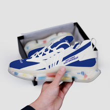 Load image into Gallery viewer, DCYG X2 Royal Blue  &amp; White , Air Max React Sneakers - White
