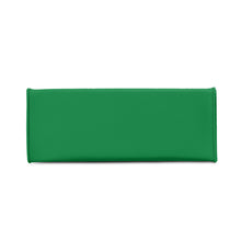 Load image into Gallery viewer, Ancestors Irish, White Clover,Green Logo,  White Drip , Green Multiple Sizes Upgraded Luxury Women PU Leather Handbag

