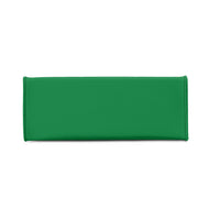 Ancestors Irish, White Clover,Green Logo,  White Drip , Green Multiple Sizes Upgraded Luxury Women PU Leather Handbag