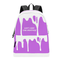Load image into Gallery viewer, DCYG DRIP White &amp; Pink  Cotton Backpack
