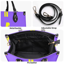Load image into Gallery viewer, DCYG Yellow Red Bottoms &amp; Purple Multiple Sizes Upgraded Luxury Women PU Leather Handbag
