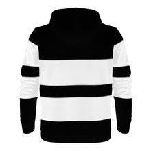 Load image into Gallery viewer, DCYG  25NC White  Logo &amp; White Stripes Mens All Over Print Hoodie
