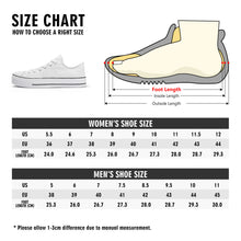 Load image into Gallery viewer, DCYG Xclusive Unisex Classic Low Top Canvas Shoes - White
