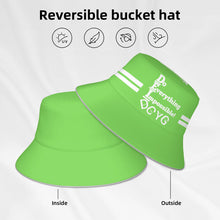 Load image into Gallery viewer, DCYG 24 DEI White &amp; Light Green Bucket Hat
