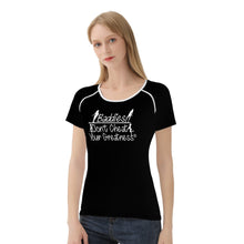 Load image into Gallery viewer, DCYG 24SX Baddies White &amp; Black Women's All-Over Print T shirt
