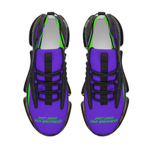 Load image into Gallery viewer, DCYG X2 Purple &amp; Green Air Max React Sneakers - Black
