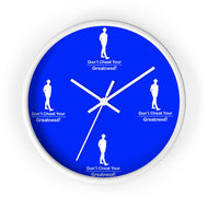 Blue & White Wall clock