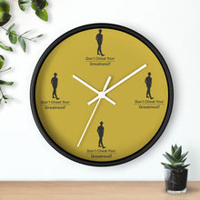 Load image into Gallery viewer, Black &amp; Gold Wall clock
