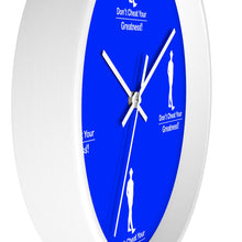 Load image into Gallery viewer, Blue &amp; White Wall clock

