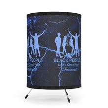 Load image into Gallery viewer, Black People Tripod Lamp with High-Res Printed Shade, US\CA plug
