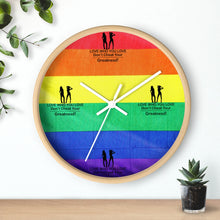 Load image into Gallery viewer, LGBTQ Lesbian Wall clock
