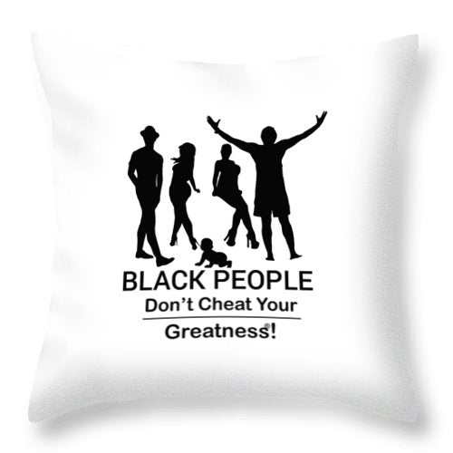 Black People - Throw Pillow