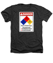 Load image into Gallery viewer, Don't Cheat Your Greatness  - Heathers T-Shirt

