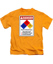 Load image into Gallery viewer, Don't Cheat Your Greatness  - Kids T-Shirt
