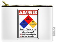 Load image into Gallery viewer, Don't Cheat Your Greatness  - Carry-All Pouch
