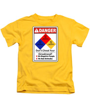 Load image into Gallery viewer, Don't Cheat Your Greatness  - Kids T-Shirt
